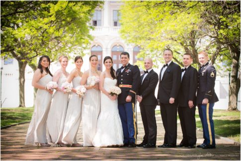 rhode island state house wedding photo