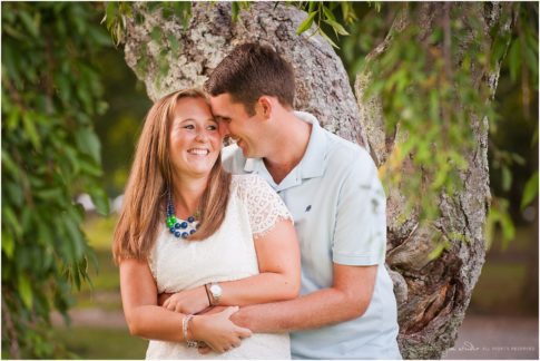 borderland state park willow tree engagement photos