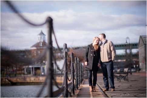boston chilly engagement session charlestown navy yard