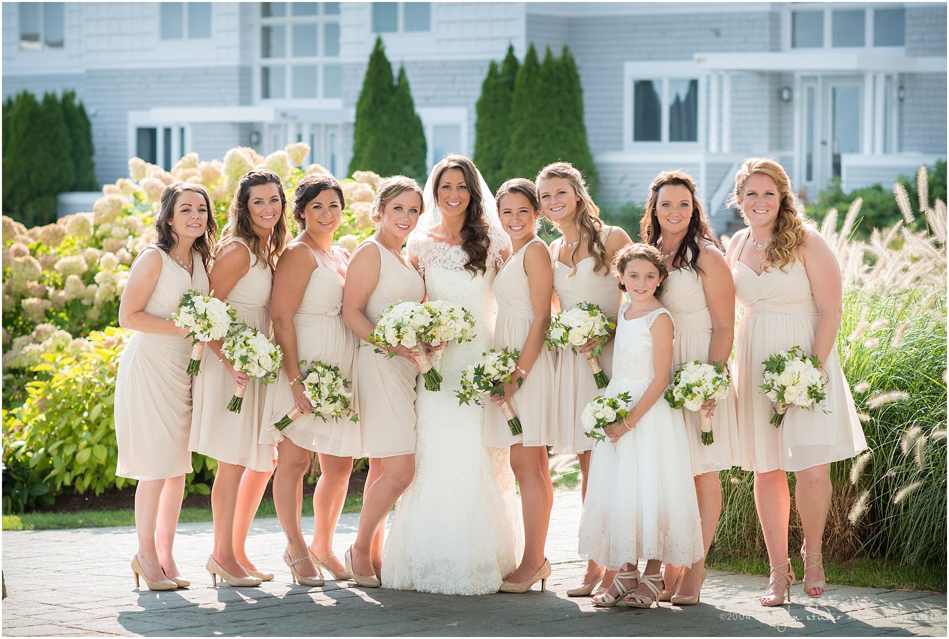 bridesmaids champagne dresses