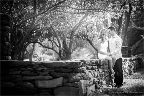 colt state park black and white engagement photos