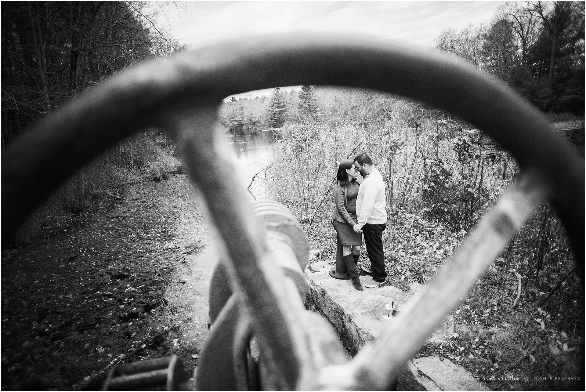 franklin ma engagement session