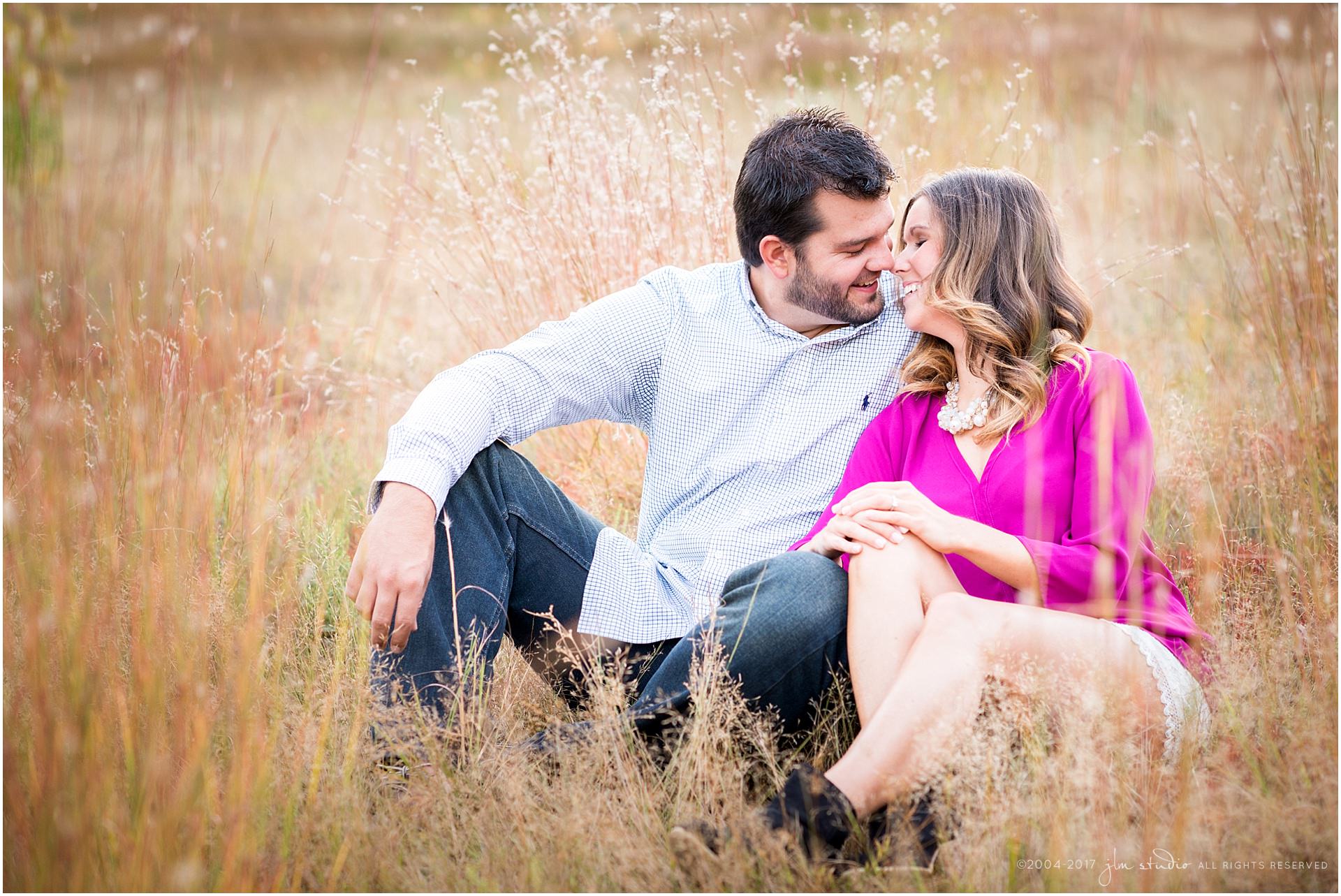walpole engagement photos bird park fall grass