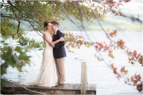 church island squam lake wedding photos